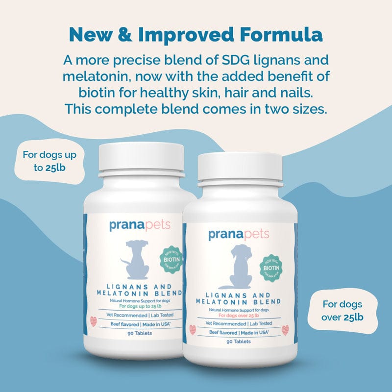 Lignans and Melatonin Blend for Dogs with Biotin