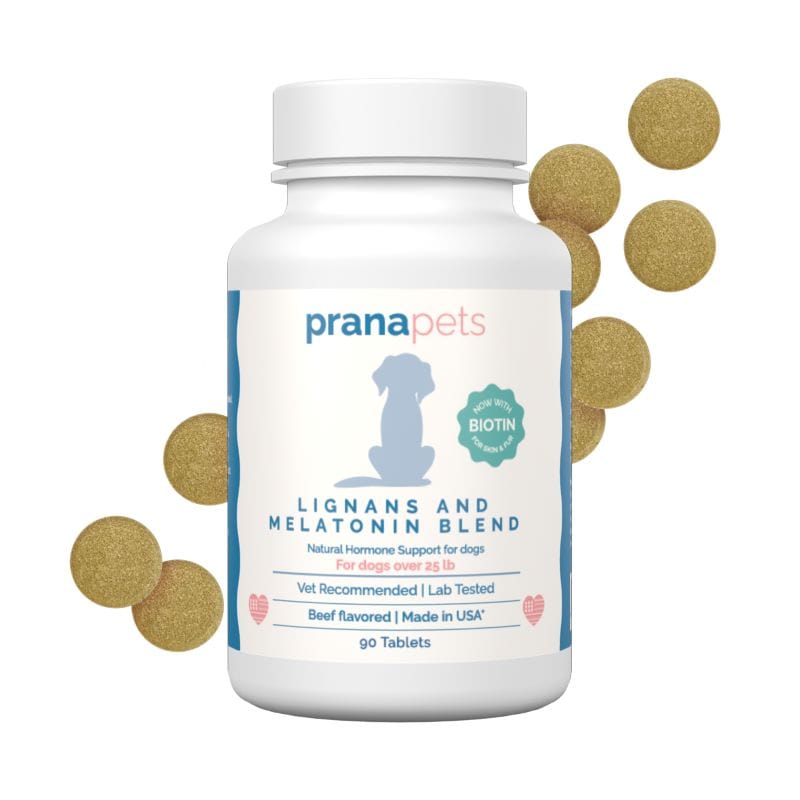 Lignans and Melatonin Blend for Dogs with Biotin