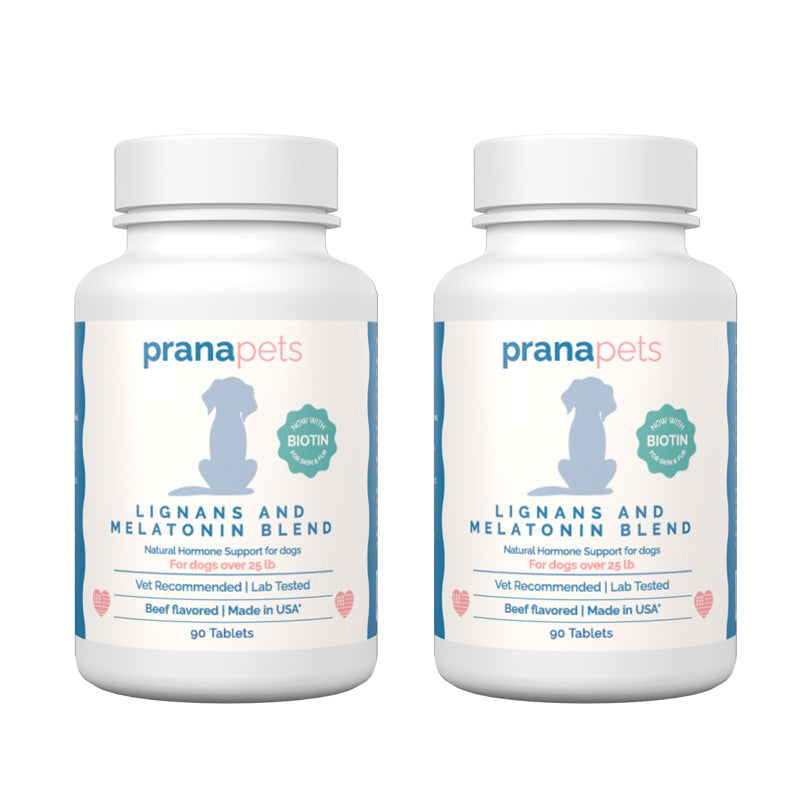 Lignans and Melatonin Blend for Dogs with Biotin