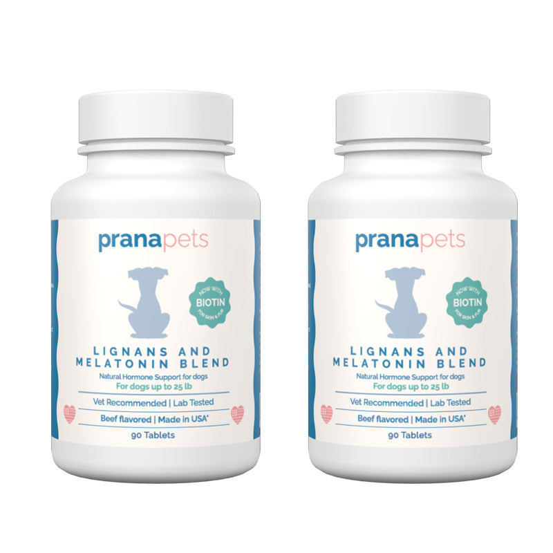 Lignans and Melatonin Blend for Dogs with Biotin