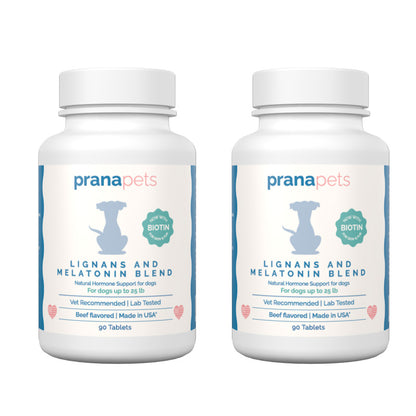 Lignans and Melatonin Blend for Dogs with Biotin